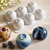 6-Cavity Blueberry Silicone Mold for High-Temp Baking & DIY Mousse Cakes