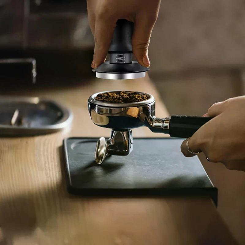 51mm 53mm 58mmEspresso Tamper Kompatibel mit Delonghi Espressokaffeemaschine Premium Barista Espresso Kaffeetamper