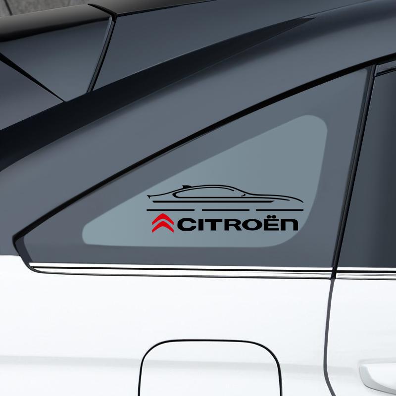 2 Stück Auto Rückspiegel Seitenaufkleber Fahrzeugkarosserie Für Citroen C1 DS3 C2 C3 Vts C4 Saxo C4L C5 C6 C8 Xsara C3-XR Picasso