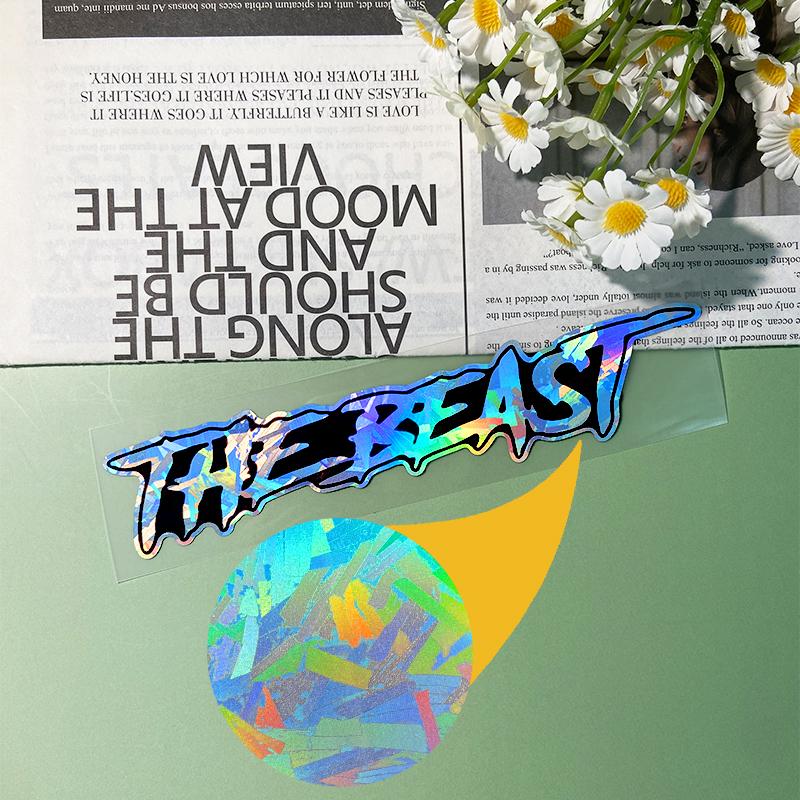 THE BEAST Motorcycle Helmet Stickers Waterproof for Motorbike Fuel tank Fender Front Fairing Electric Scooter Vinyl Decals