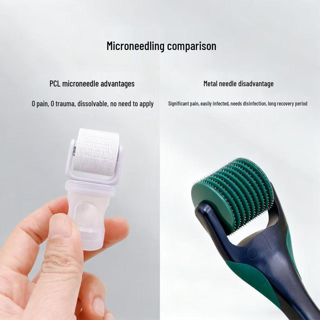 Replaceable Beauty Salon Collagen Infusion Micro-Needle Roller: Painless and Non-Invasive Hydration Injection Device