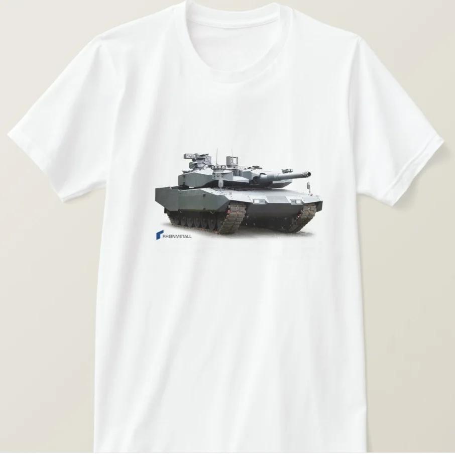 T-shirt Uomo Cotone Estiva Manica Corta Girocollo LEOPARD 2 Revolution Carro Armato Principale Tedesco Nuova S3XL