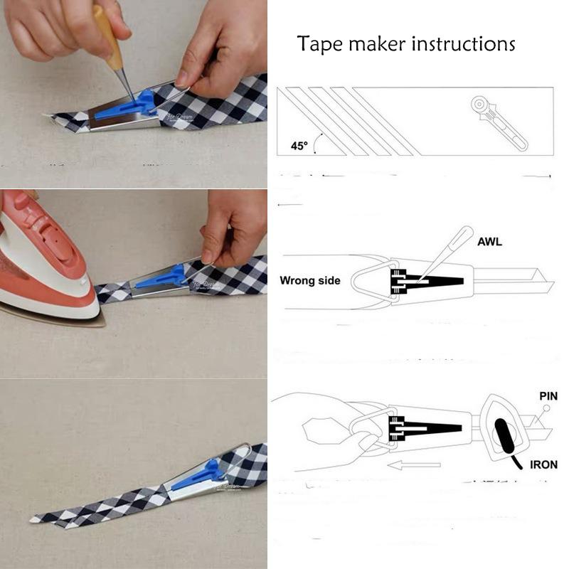 DIY Kit Edge Tape Maker Set Multifunctional Sewing Machine Accessories Edge Puller Gift Set