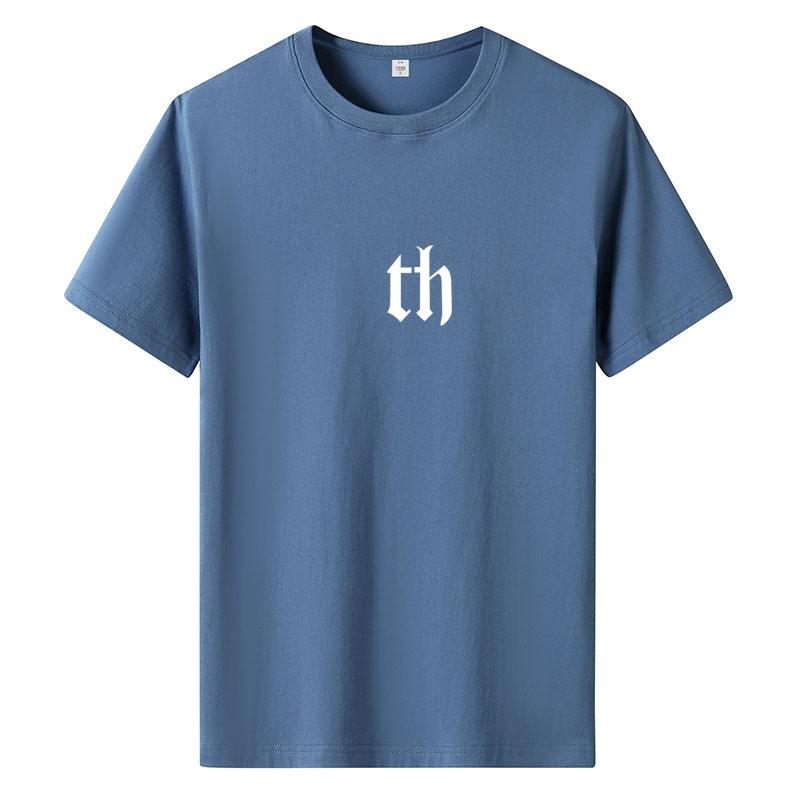 2025 Short-sleeved T-shirt Men And Women Letters Printed Simple Body Shirt Loose Basic Models Versatile Couple Casual Tops