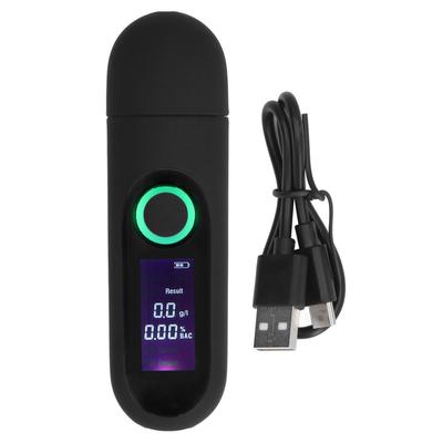 Alkoholtester LCD 3-Farb-Display USB-Aufladung Blasen Kontaktlose Prüfung Alkoholtester für