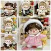 Winter Set Doll Clothes Dress Multi Color Cotton Doll Outfit Dress  Cotton Doll Accessories