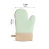 Anti-scalding Gloves Heavy Duty Oven Gloves Heat Resistant Silicone Oven Mitt with Cotton Lining for Baking for Air for Heat