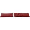 Watch Strap - MY-MONTRE - Buffalo Leather - Red - 18mm - Nickel-free Stainless Steel Buckle