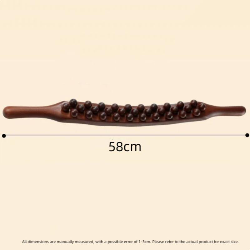 1Pcs Gua Sha Abdominal Massager Plastic 37/65 Beads Universal Back Massage Tendons Scraping Stick Point Treatment