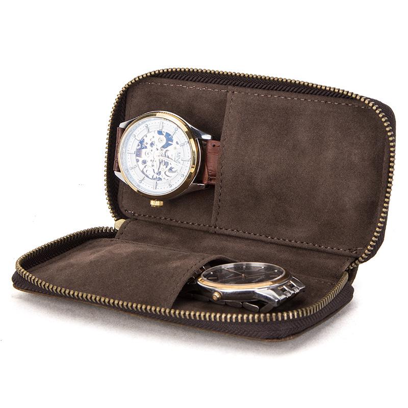 Портативный пылезащитный ударопрочный дорожный чехол для часов 1 Watch Slot Zipper Bag