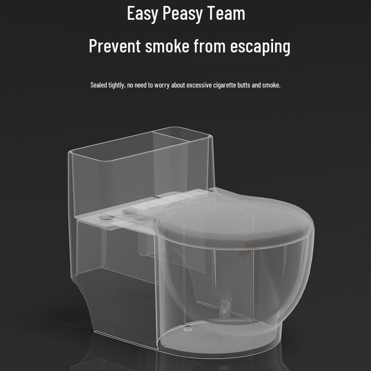Smoke-Proof Stainless Steel Ashtray with Lid for Home and Office