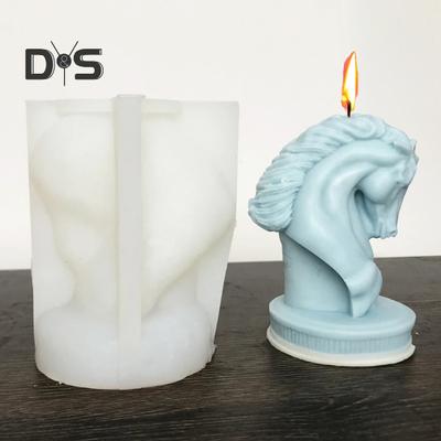 Horse Head Sculpture Silicone Mold Y Reusable 3D Horse Head Candle Plaster Art Resin Making DIY Soap Aroma Candle Mold Craft Supplies Home Decor