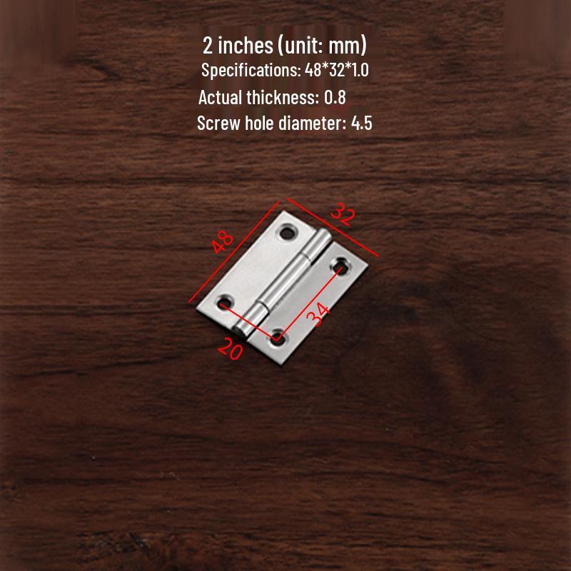 Mini-Scharniere aus Edelstahl für Koffer, Geschenkboxen, Holztüren und Schränke