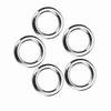 5 Sizes 50Pcs set Stainless Steel Fishing Split Rings Lure Bait Connector Accessory