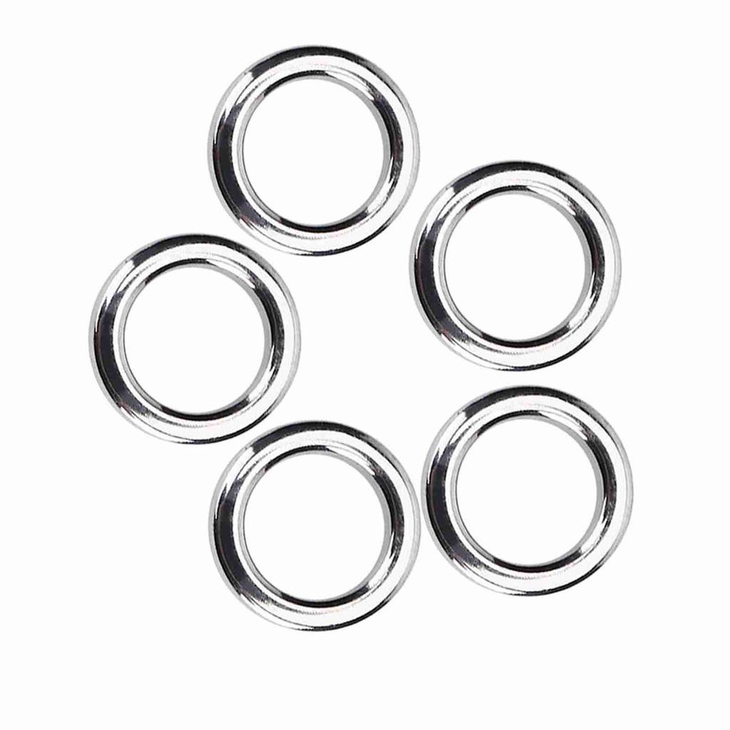 5 Sizes 50Pcs set Stainless Steel Fishing Split Rings Lure Bait Connector Accessory