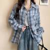 La Chapelle Women's Casual Plaid Shirt Jacket