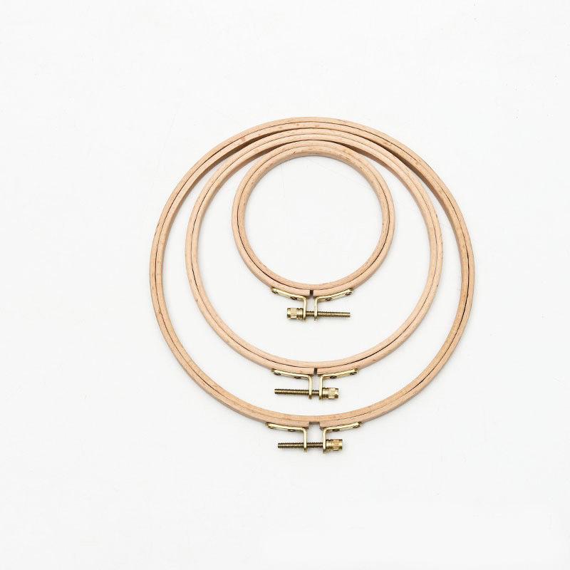 Beech Wood Embroidery Hoop for DIY and Punch Needle Projects