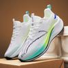 Lightweight Running Shoes Men Women Breathable Mesh Upper Carbon Plate Anti-Slip Sole Flexible Durable Road Track