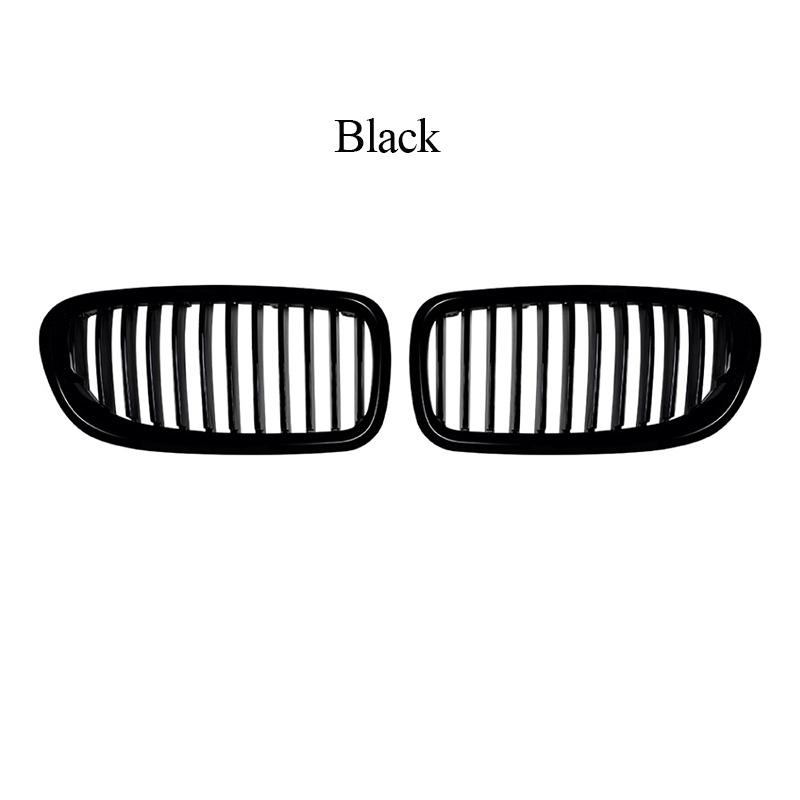 Car Front Bumper Racing Grille Front Kidney Dual Line Grilles For BMW 5 Series F10 F11 2011-2017 Car Front Grill Replacement