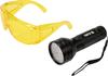 Lanterna UV 51 LEDs e Conjunto de Óculos - Yt-08581
