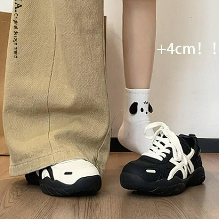 thick-soled Forrest Gander training shoes women's 5 new autumn versatile retro casual shoes soft-soled dad shoes