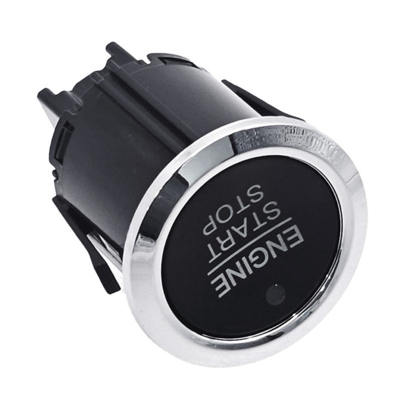 Dashboard Push Starter Button Assembly DG9T14C376ADW for F150 F250 F350 Vehicle Start Repair, Car Engine Start Stop Button with ABS Housing, Black