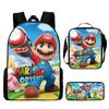 Mario, Primary And Secondary School Schoolbag, Children'S Backpack, Cartoon Satchel.