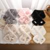 Womens Faux Rabbit Fur Scarf Cute Kitten Cross Thick Warm Neck Warmer Fashionable All-match