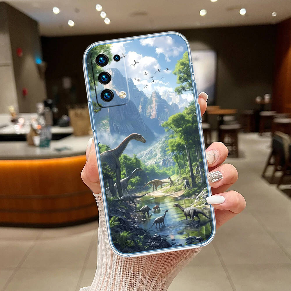 Dinosaur Phone Case for Motorola G14 G15 G24 G30 G31 G32 G34 G41 G42 G51 G52 G50 G60S G60 G62 G72 G71 G73 G84 G85 G200 E32