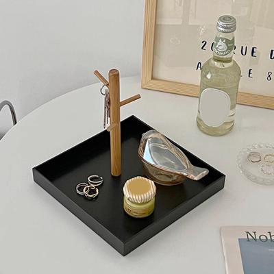 Vassoio per gioielli chiave con rami in legno a 3 livelli Vassoio portaoggetti per ingresso multifunzionale leggero e salvaspazio Forniture per la casa