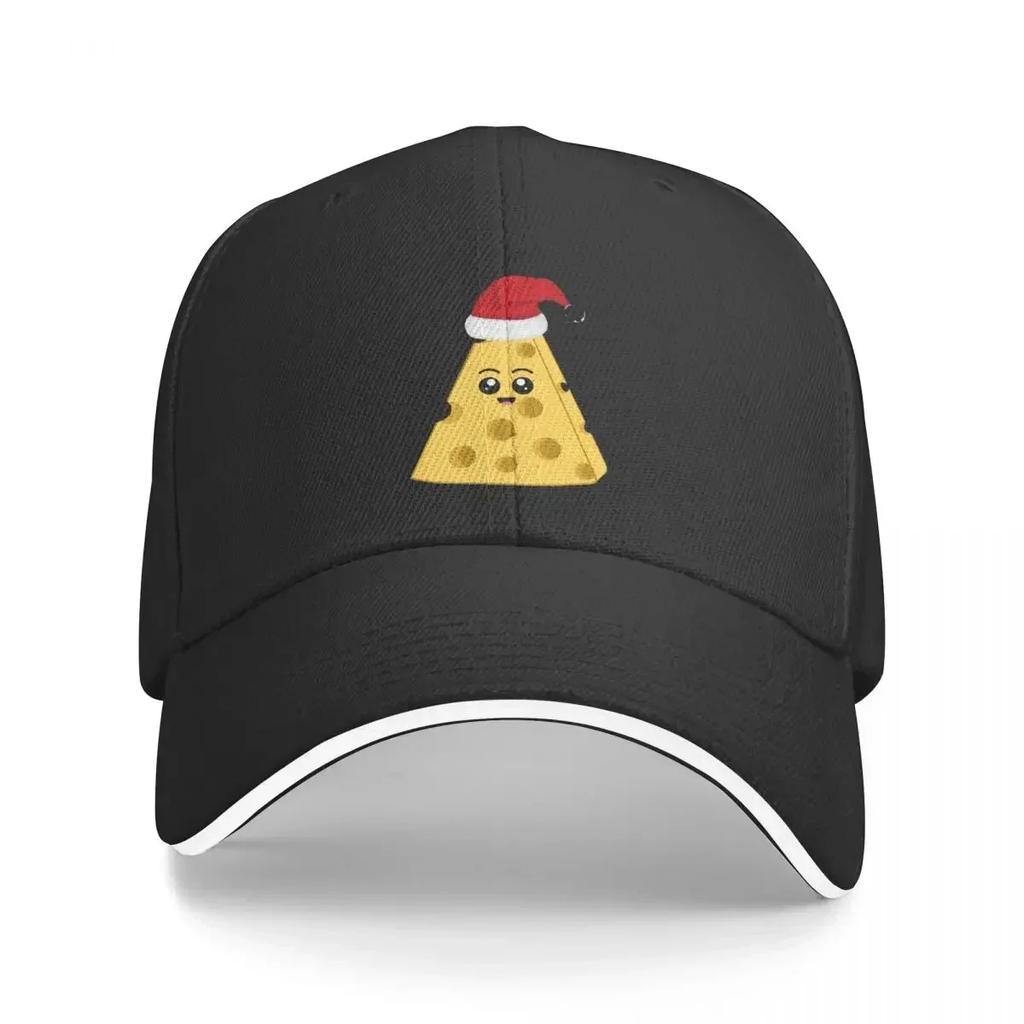 Christmas Cute Cheese Cap Fashion Casual Baseball Caps Adjustable Hat Summer Unisex Baseball Hats Customizable Polychromati