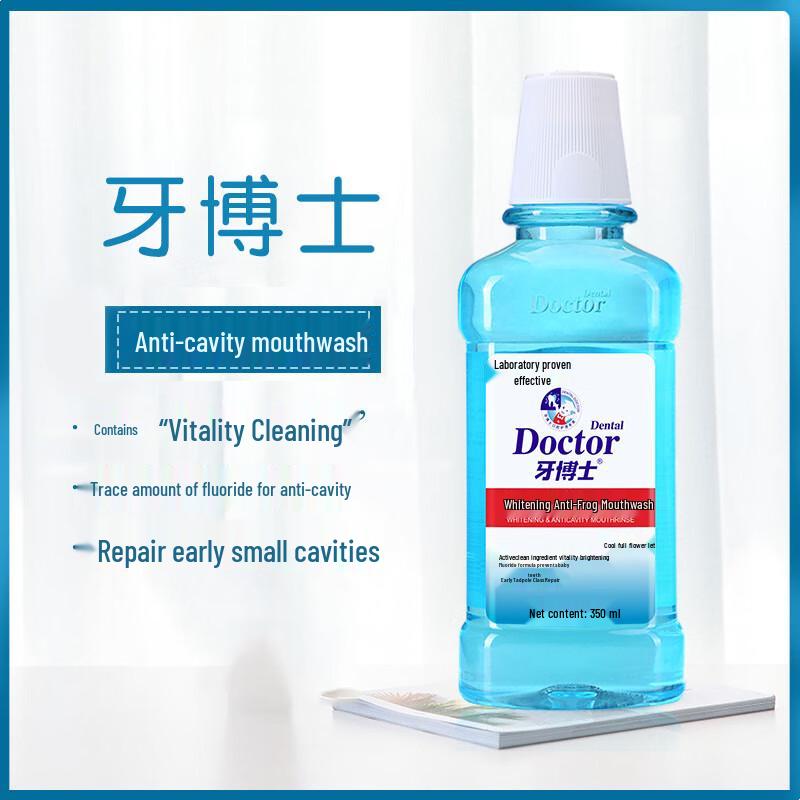 Dr. Tooth Whitening & Anti-Cavity Mint Mouthwash