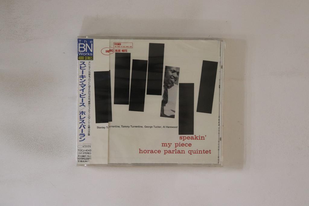 CD HORACE PARLAN - Speakin' My Piece TOCJ4043 BLUE NOTE 1993 Japan Obi Jazz Used