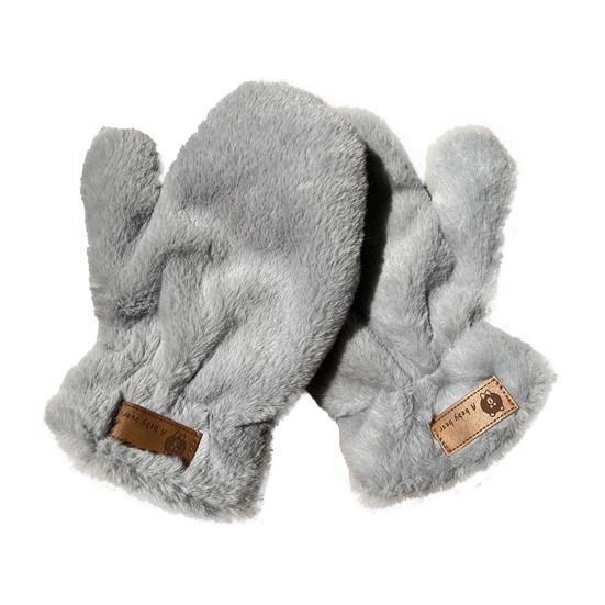 1 Pair Winter Faux Fur Mittens Soft Fluffy Fleece Plush Women Fingerless Gloves Outdoor Cold Weather Windproof Warm Thick Thermal Gloves