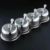 Fanshun 304 Stainless Steel Spice Jar Set (4-Piece)
