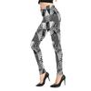 Fashion Geometric Striped Plaid Printed Leggings Stretch Pants Leggings High Waist Elasticity Pants Soft Trousers for Women Tights Fitness Yoga Pants