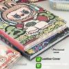 Leather Notebook Full Color Page Notebook Cartoon Cute Student A5 Handbook Horizontal Line Book