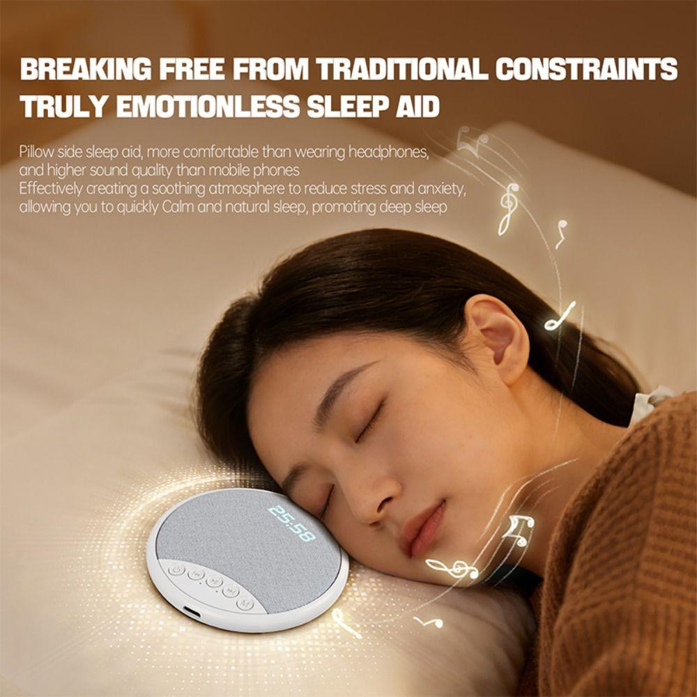 Timed Shutdown Pillow Speaker Ultra Thin White Noise Speaker Sleeping Bluetooth Speaker  Sleep Aid