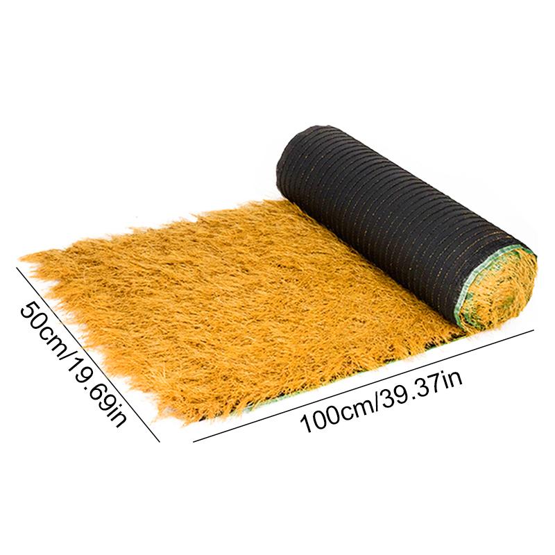 0.5x1m Fake Straw Lawn Mats Fire-Retardant Straw Roofing Eco-Friendly Gazebo Thatch Low-Maintenance Thatch Sheets