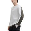 Fila Heritage Series Round Neck Fashion Casual Simple Comfortable Long Sleeve T-Shirt Men Tops Cloud-Mushroom-White F11M448210F-WT