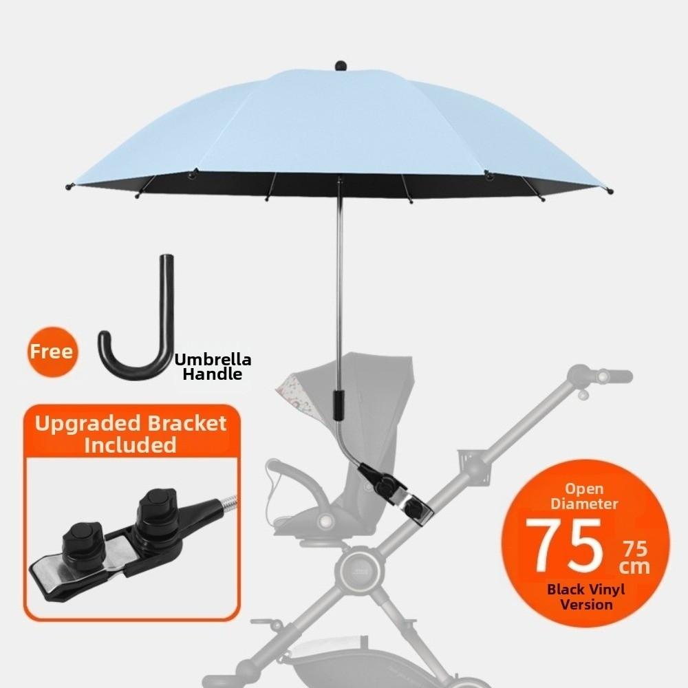 Met Klem UV-Bescherming Paraplu Verstelbare Kinderwagen Paraplu Zon Bescherming