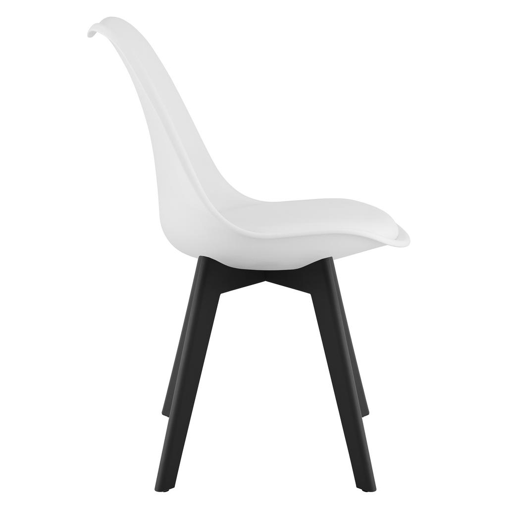 MARK Chair - White / Black Legs X 1