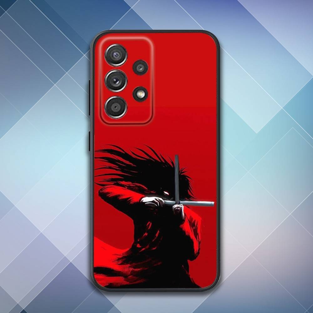 H-HELLSING Comics Phone Case For Samsung S25,S24,S21,S22,S23,S30,Ultra,S20,Plus,Fe,Lite,Note,10,9,5G Black Cover