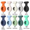 Hidden Airtag Holder for Kids GPS Tracker Silicone Air tag Holder with Brooch Pin, Airtags Clip Child/Elderly/Backpack/Luggage