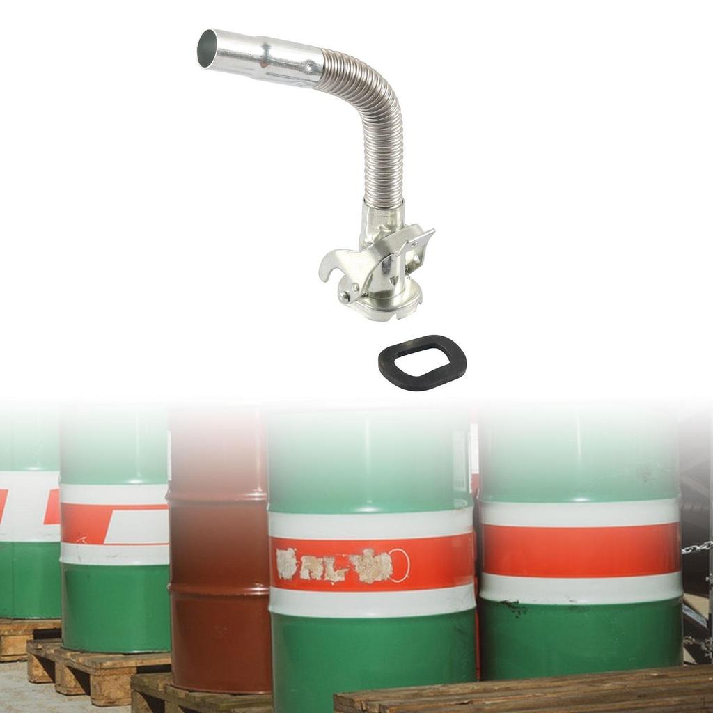 Can Spout Leakproof and Gasket Easy Pouring Stainless Steel Long Nose for