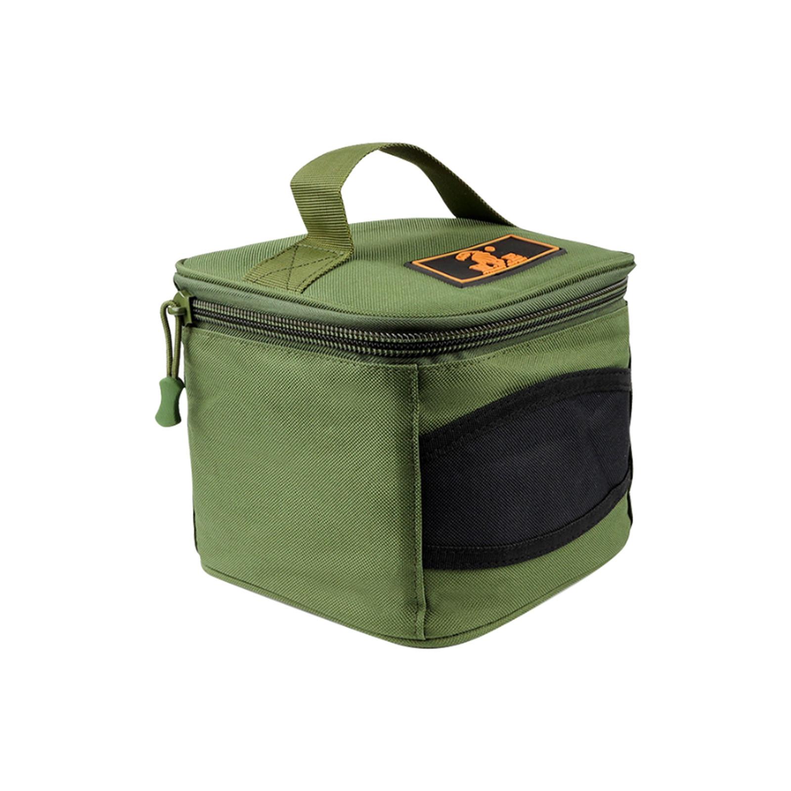 

Сумка для хранения рыболовной катушки, сумка для рыболовных снастей, ткань Оксфорд, водонепроницаемая сумка для рыболовной катушки, защитный чехол для катушек One Size армия зеленый