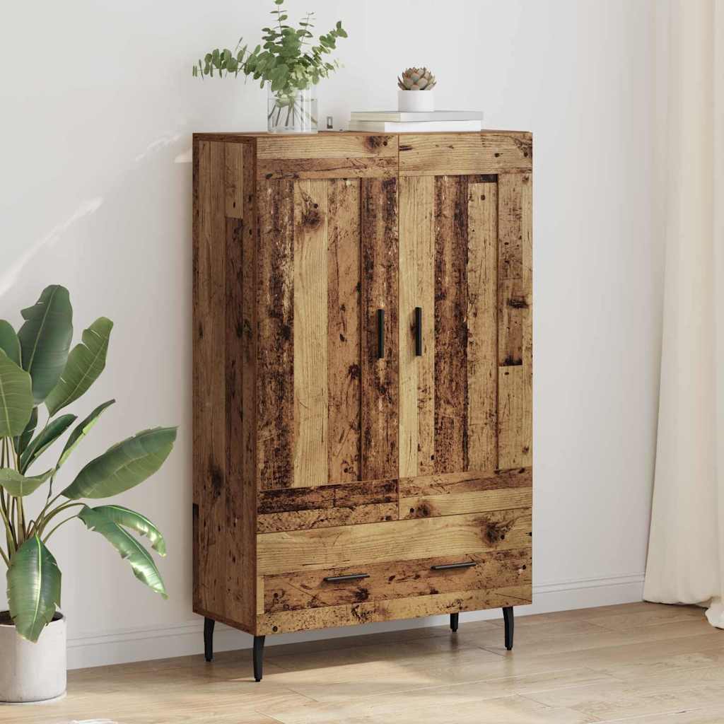 Highboard Altholz 69,5 x 31 x 115 cm Spanplatte