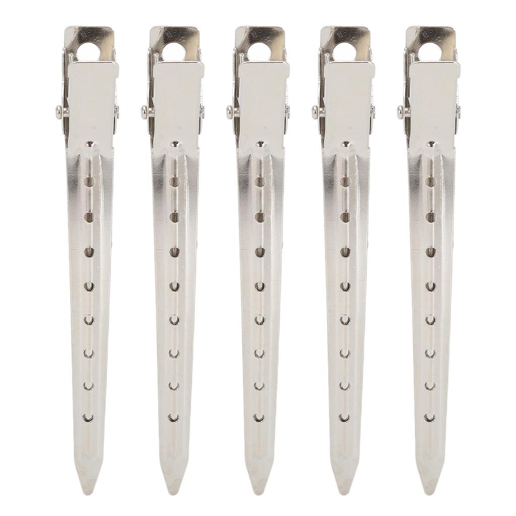 100 st Hårstylingklämmor Fäster Stadigt Hårsektioneringsnålar Lockklämmor för Salonganvändning