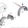 Rear Wheel Liner for BMW X5 G05 (Part Numbers: 51717478757, 51717478758)