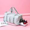 Women's Large Capacity Sports Yoga Bag with Shoe Compartment - Dry/Wet Separation, Solid Color, Ideal for Travel and Gym